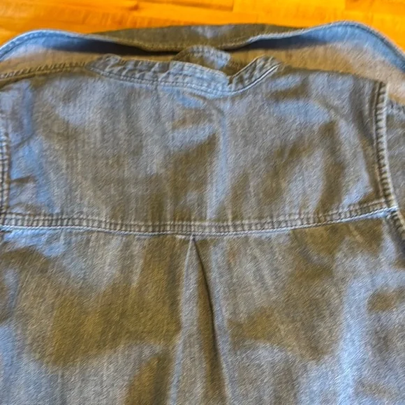 Merona Blue Denim Sleeveless Dress M - Picture 8 of 8